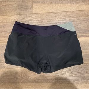 Nike Black and Gray Athletic Shorts